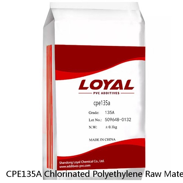 CPE135A Chlorinated Polyethylene Raw Material for Plastic PVC Products