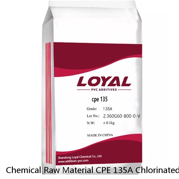 Chemical Raw Material CPE 135A Chlorinated Polyethylene (CPE 135) and PVC Raw Material