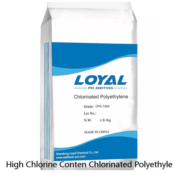 High Chlorine Conten Chlorinated Polyethylene for Heat Resistance Ink