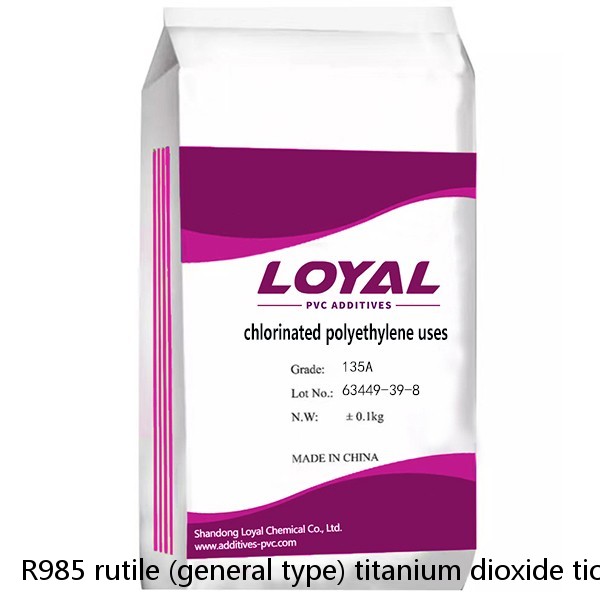 R985 rutile (general type) titanium dioxide tio2 Chlorination process