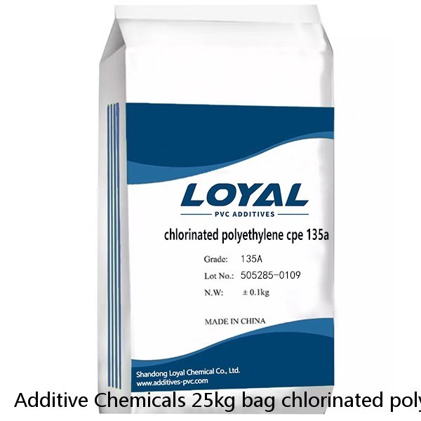 Additive Chemicals 25kg bag chlorinated polyethylene cpe-135a