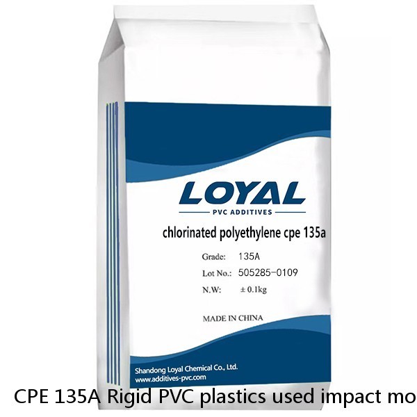 CPE 135A Rigid PVC plastics used impact modifier chlorinated polyethylene