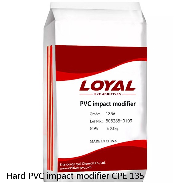 Hard PVC impact modifier CPE 135