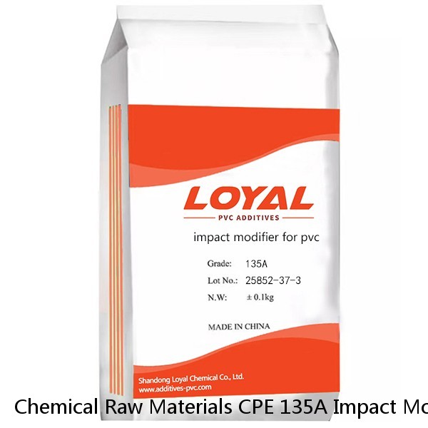 Chemical Raw Materials CPE 135A Impact Modifier for PVC Products